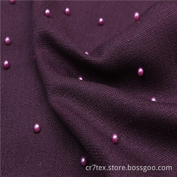Polyester Hesha Plain Dyed Pearl 68 PD Fabric